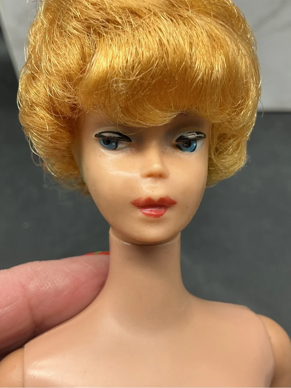 Barbie Blonde Bubblecut Doll in Black & White Zebra Suit